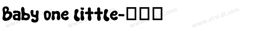 Baby one little字体转换 Baby one little字体转换